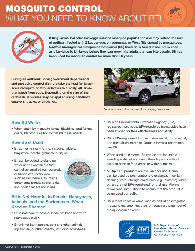 Mosquito Larvicide Treatments Fact Sheet - Clark County Mosquito ...