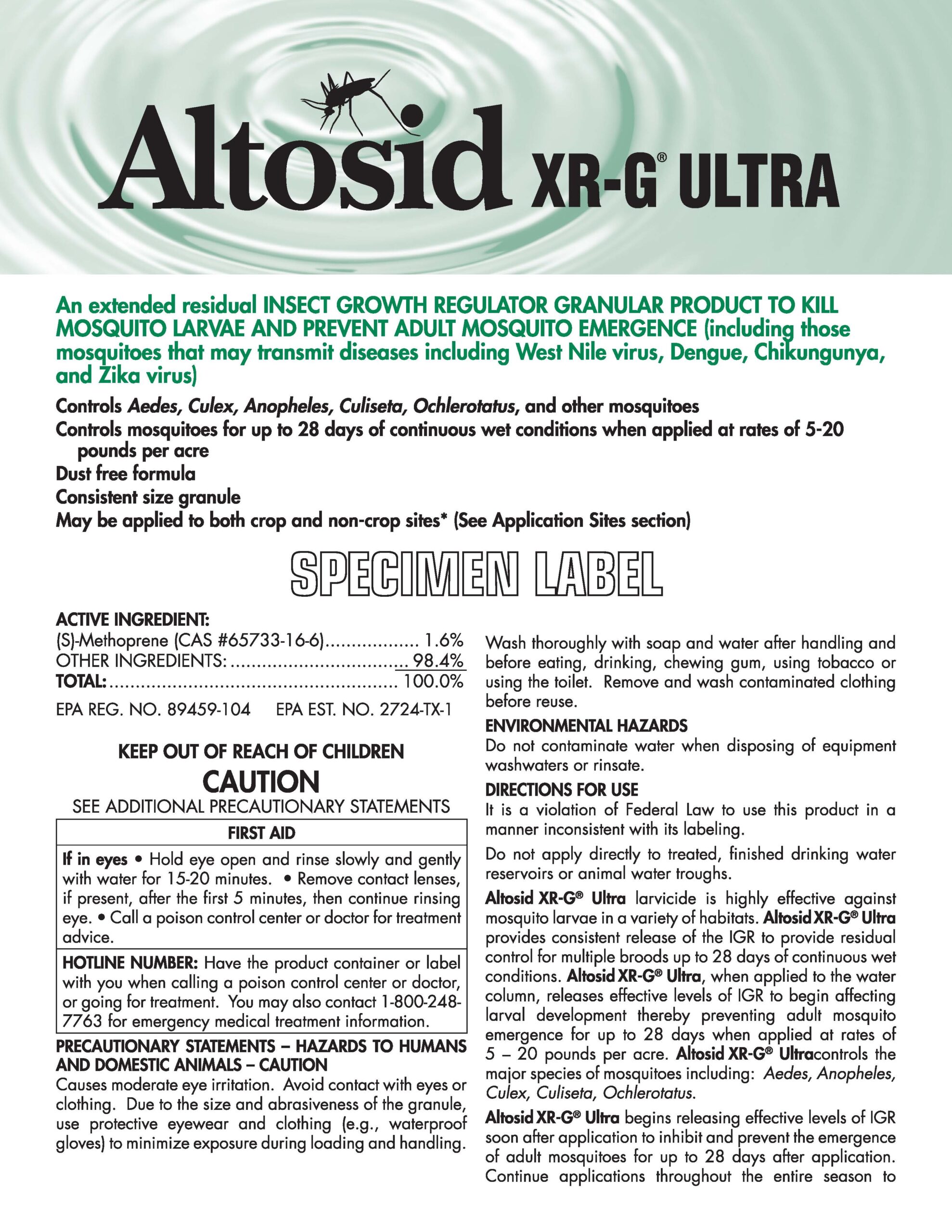 Altosid XR-G Ultra